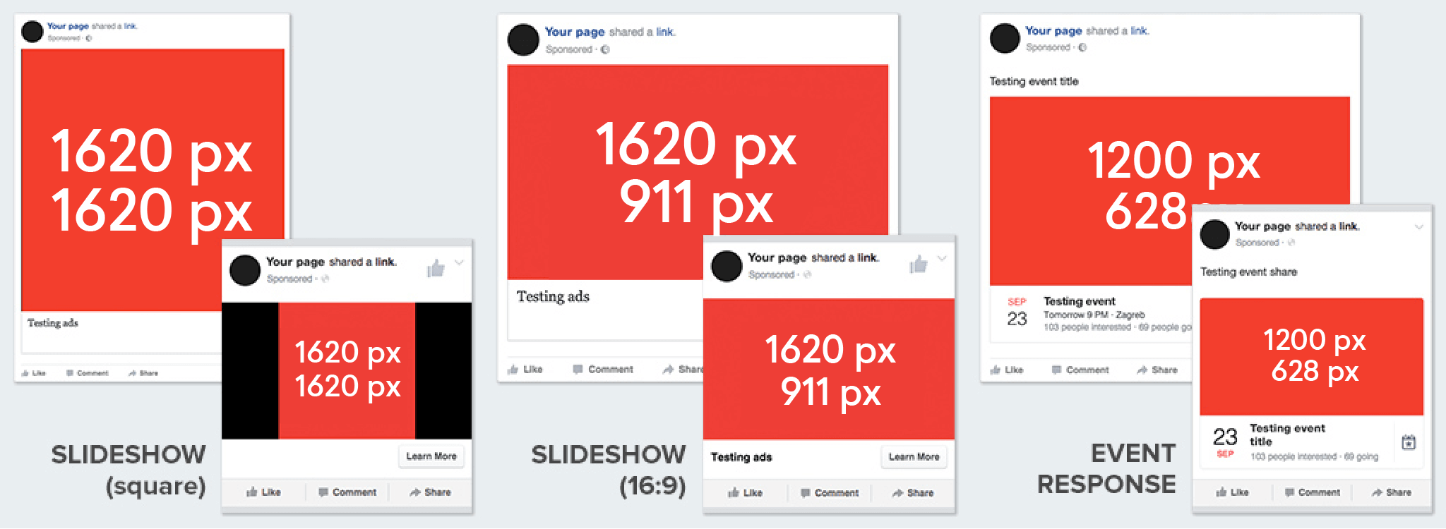 Facebook image size guide 2020
